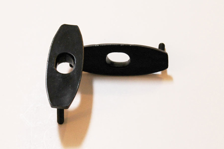 Corvette Convertible Compartment Lid Lock Bezel, 86-96