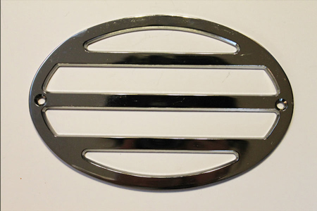 Corvette Taillamp Louver, Chrome, 97-04